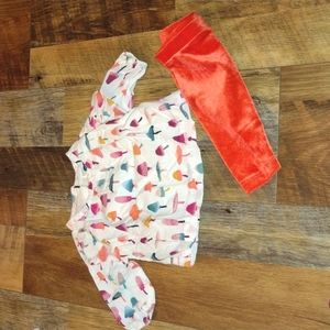 Gymboree matching two piece set